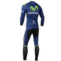movistar thermo kerékpáros csapat ruha hátulról