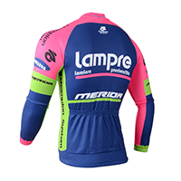 lampre kerékpáros mez hátulról