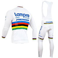 lampre kantáros nadrágos kerékpáros csapatruha hátulról