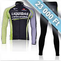 CANNONDALE thermo kerékpáros csapatruha hagyományos nadrággal